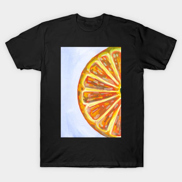 Orange Fruit Slice T-Shirt by ZeichenbloQ